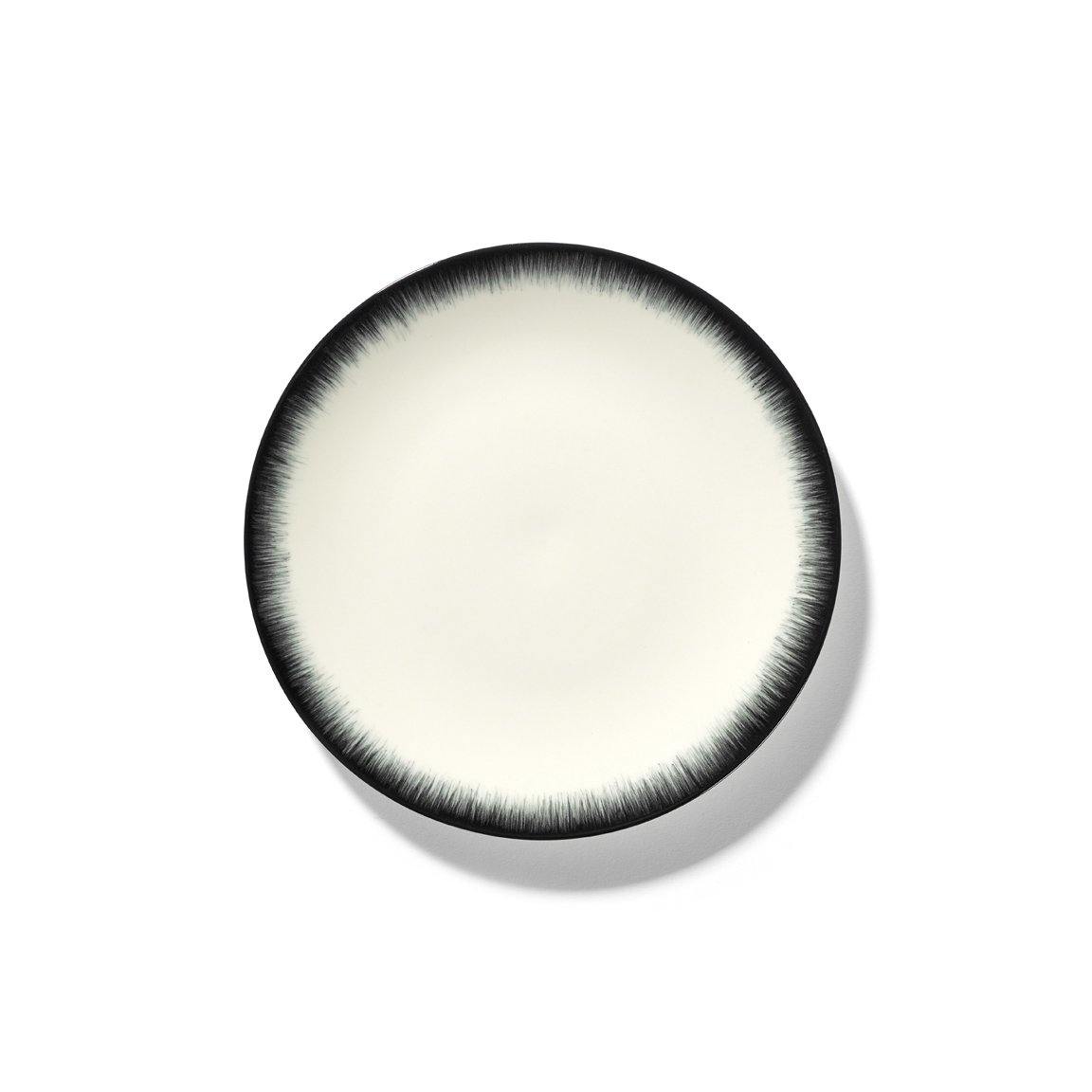 Serax TABLETOP - Dé White + Black Dessert Plate
