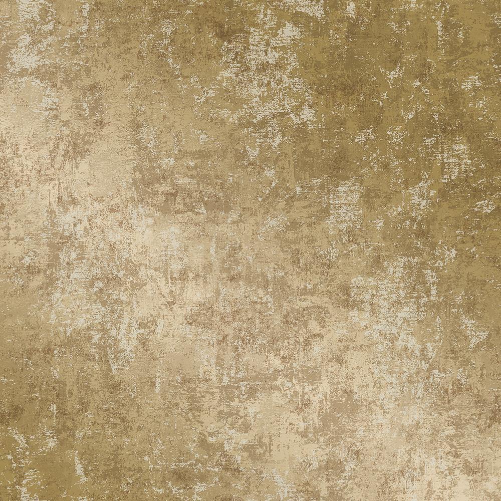 Tempaper Designs LIFESTYLE - Distressed Gold Leaf Peel and Stick Wallpaper