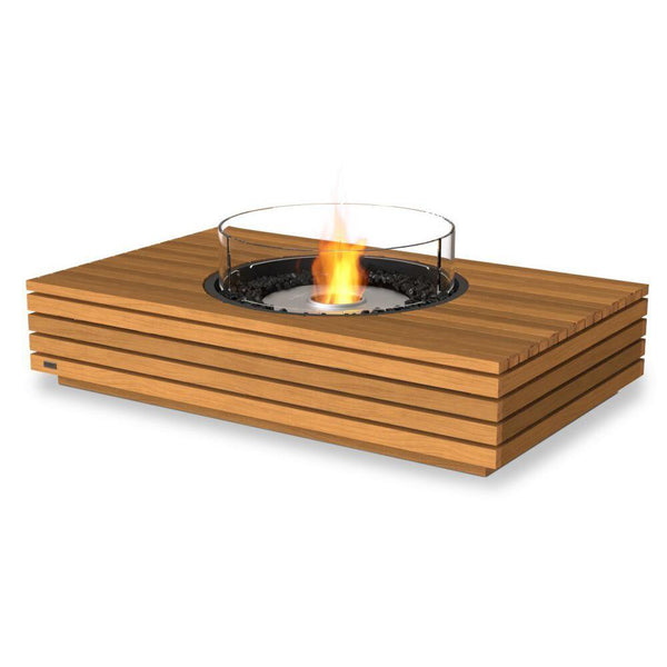 Ecosmart FIRE PITS - Martini 50 Fire Table - Teak