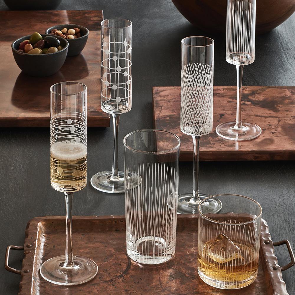Texxture TABLETOP - Endra Champagne Flutes - Set of 4