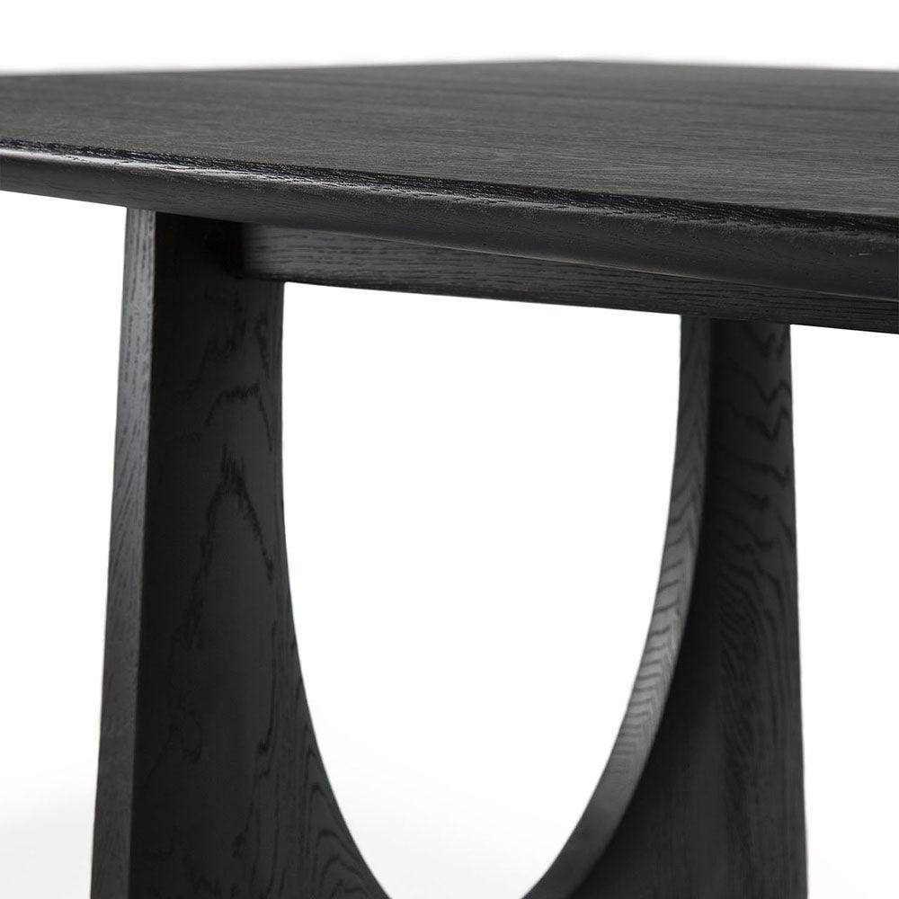 Ethnicraft FURNITURE - Geometric Dining Table - Black Oak