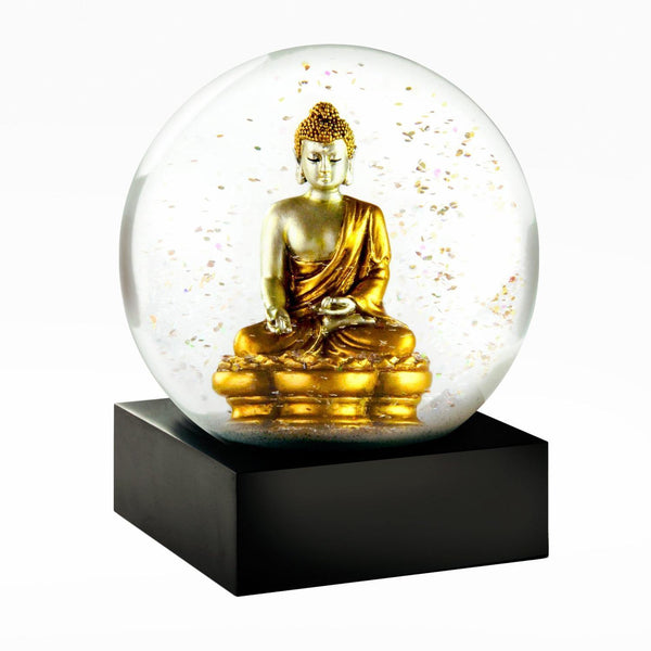 CoolSnowGlobes DECORATIVE - Golden Buddha Snow Globe