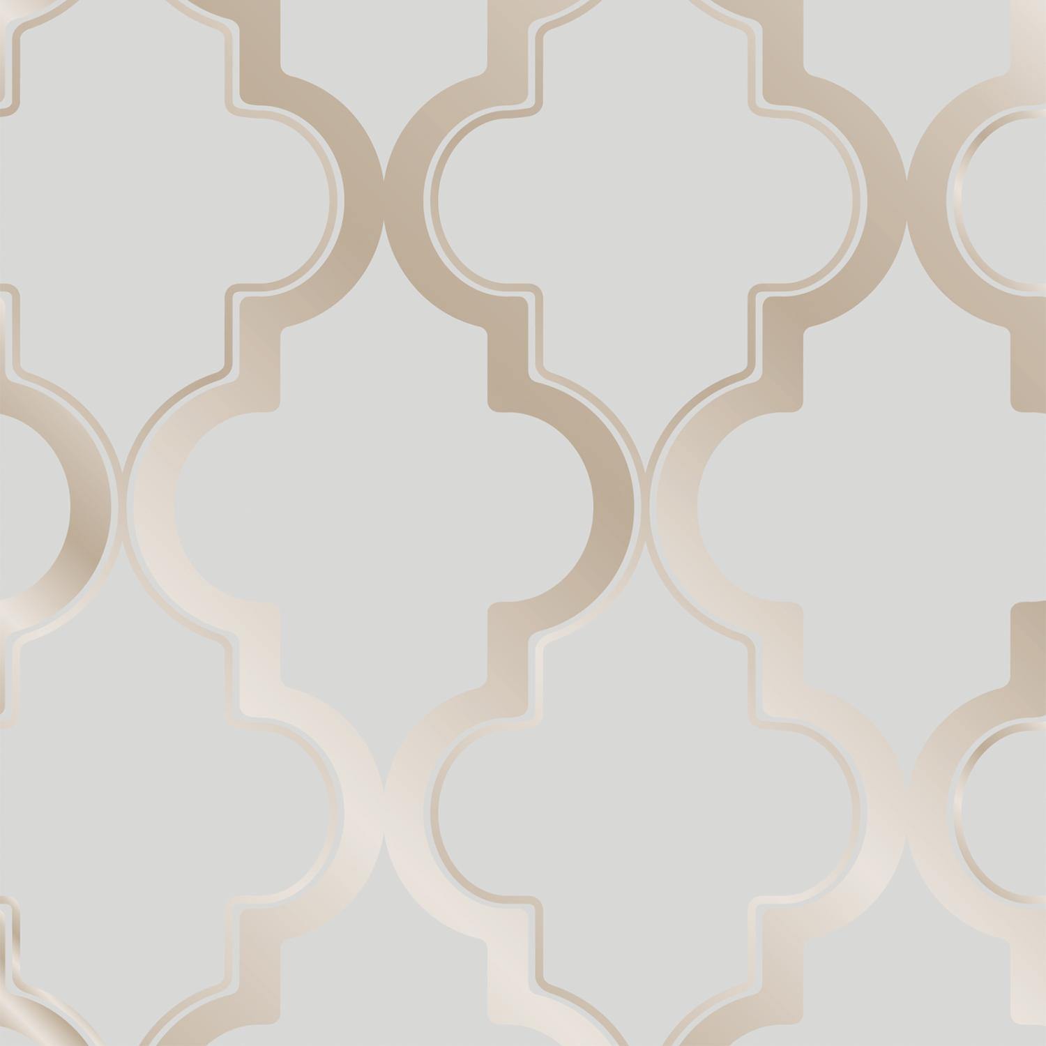 Tempaper Designs LIFESTYLE - Marrakesh Bronze Gray Peel and Stick Wallpaper