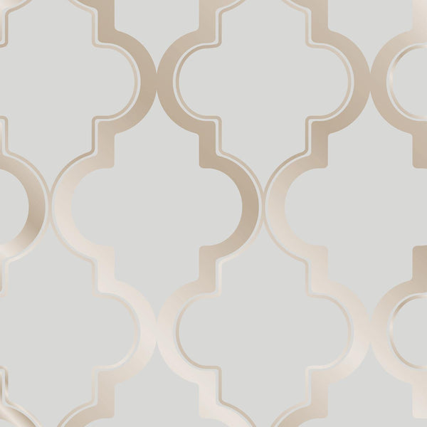 Tempaper Designs LIFESTYLE - Marrakesh Bronze Gray Peel and Stick Wallpaper