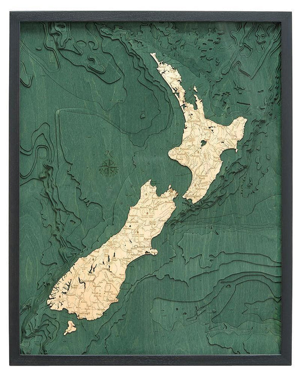 Michael Enterprises Inc./Worldchart.com WOOD CHART - New Zealand Wood Chart