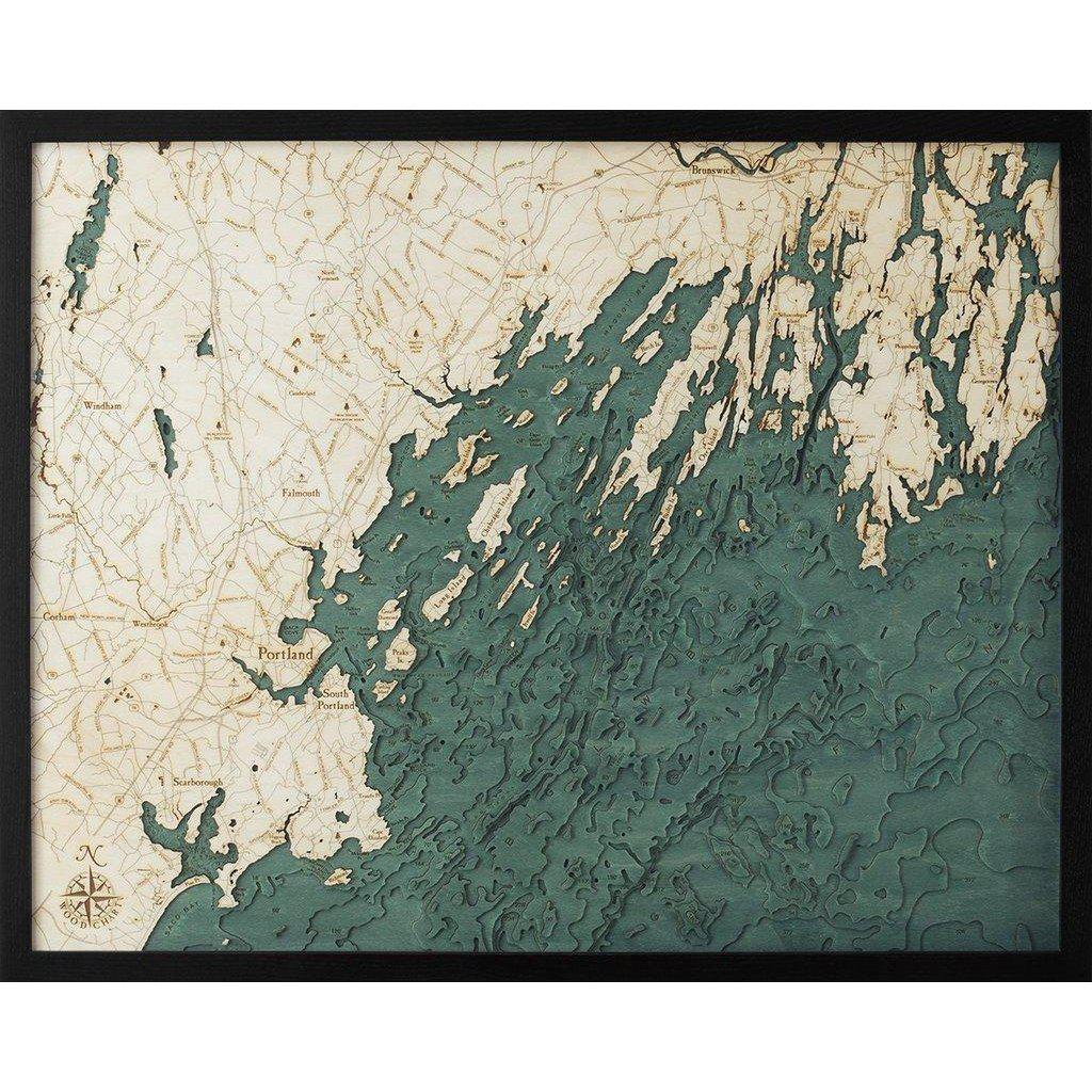 Portland, Maine Wood Chart – Maker & Moss