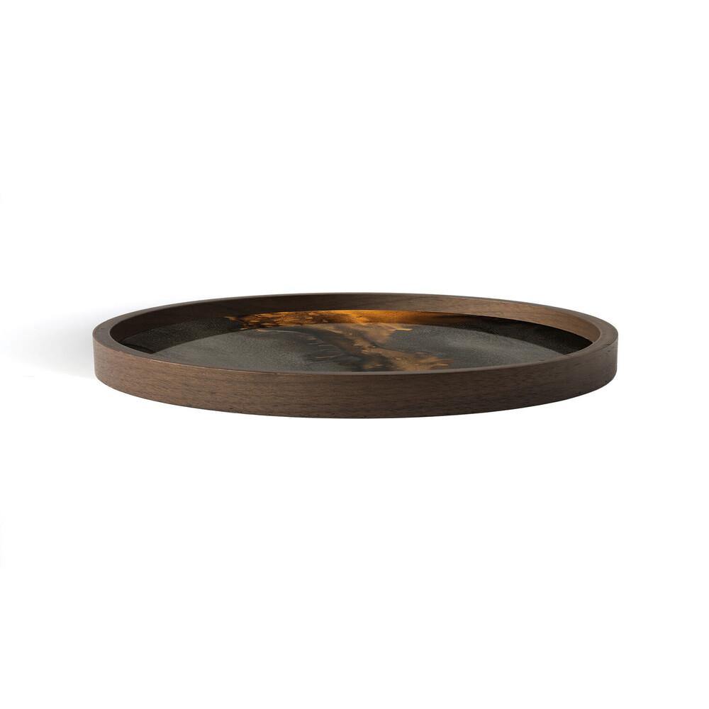 Ethnicraft DECORATIVE - Bronze Organic Round Mini Tray