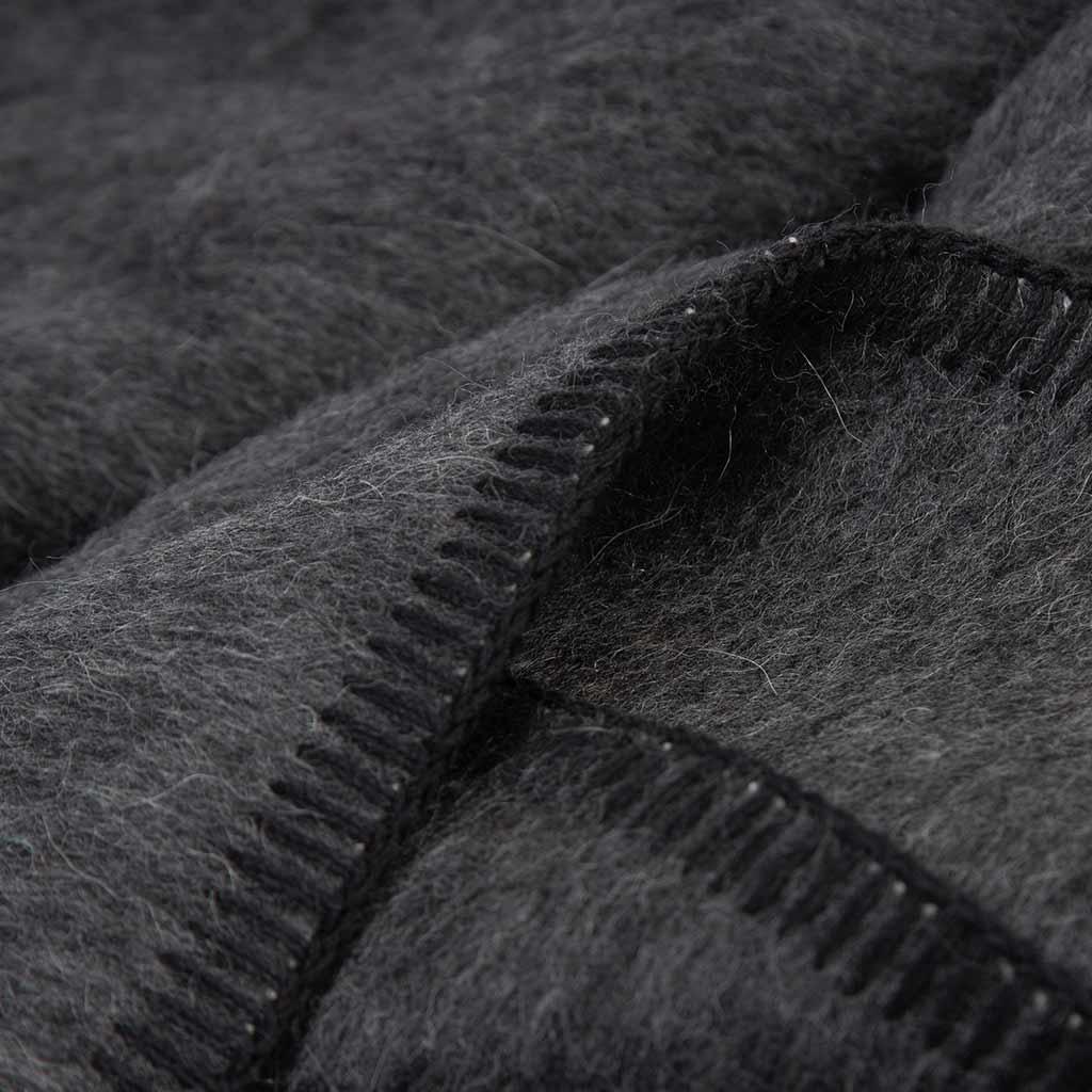 BLACKSAW TEXTILES - The Siempre Recycled Blanket - Speakeasy Charcoal