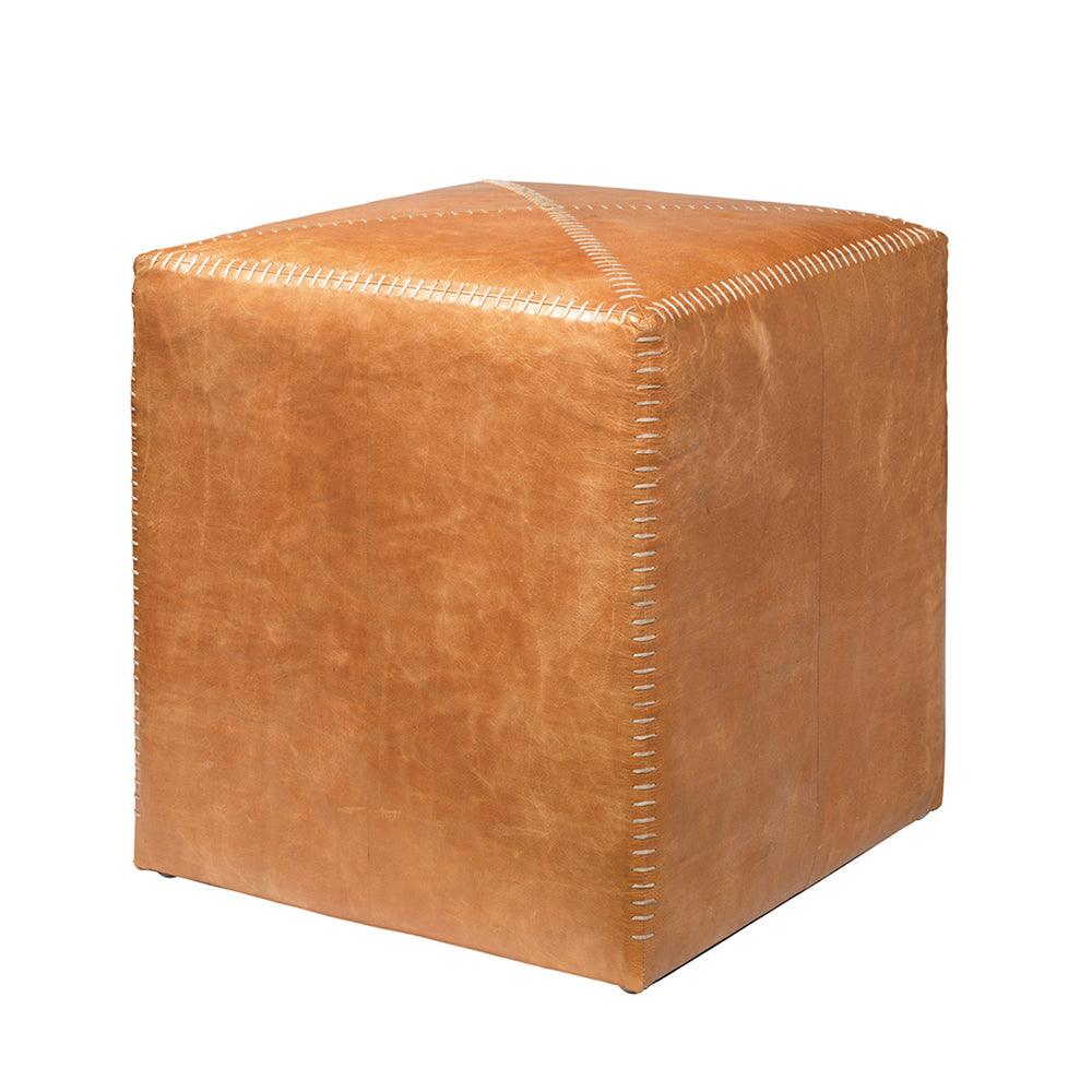 Jamie Young FURNITURE - Small Leather Ottoman