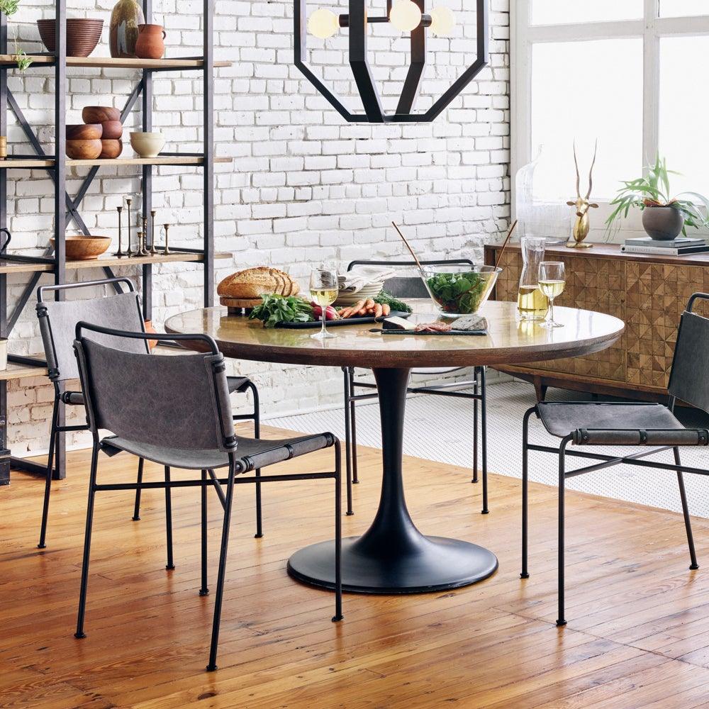 Four Hands FURNITURE - Pedestal Round Dining Table
